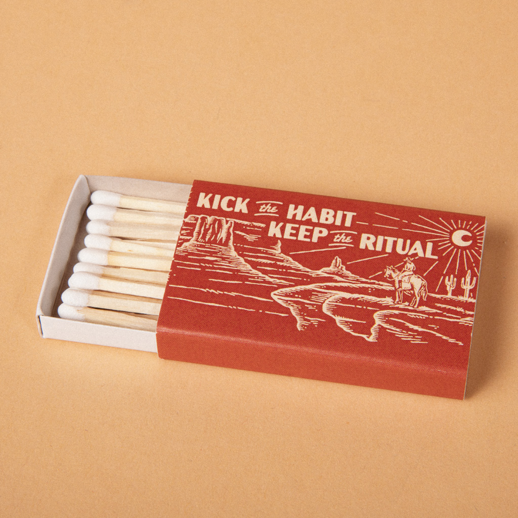 Kick the Habit — Illustrated Matchbox - 2"